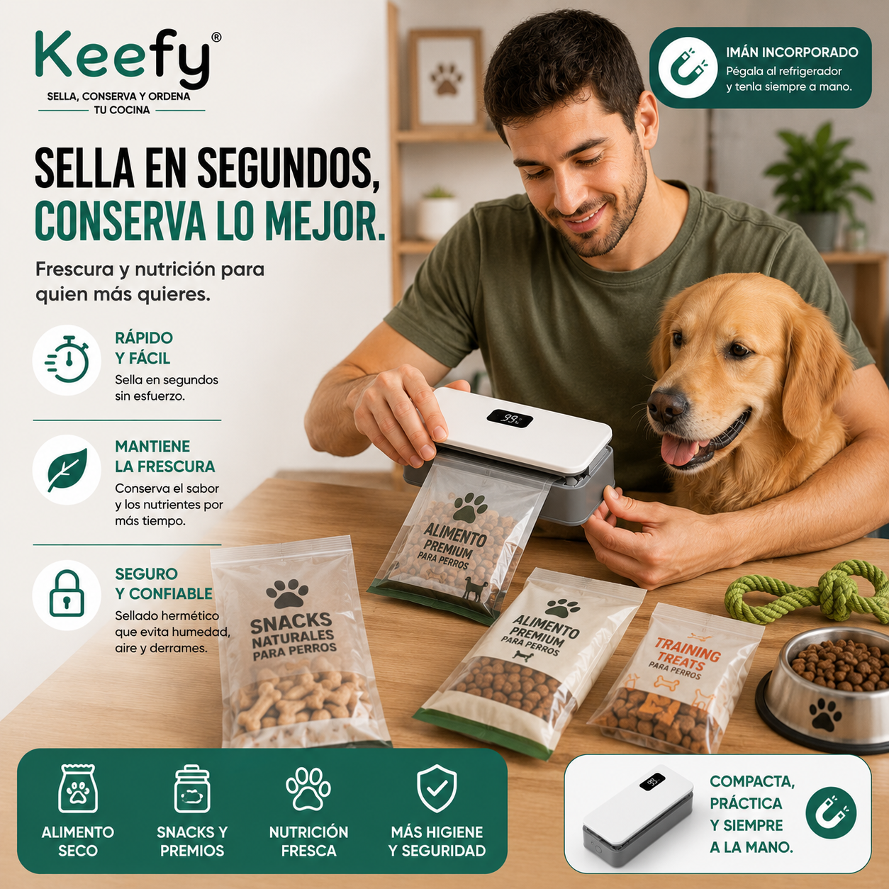 Sellador de bolsas - Keefy