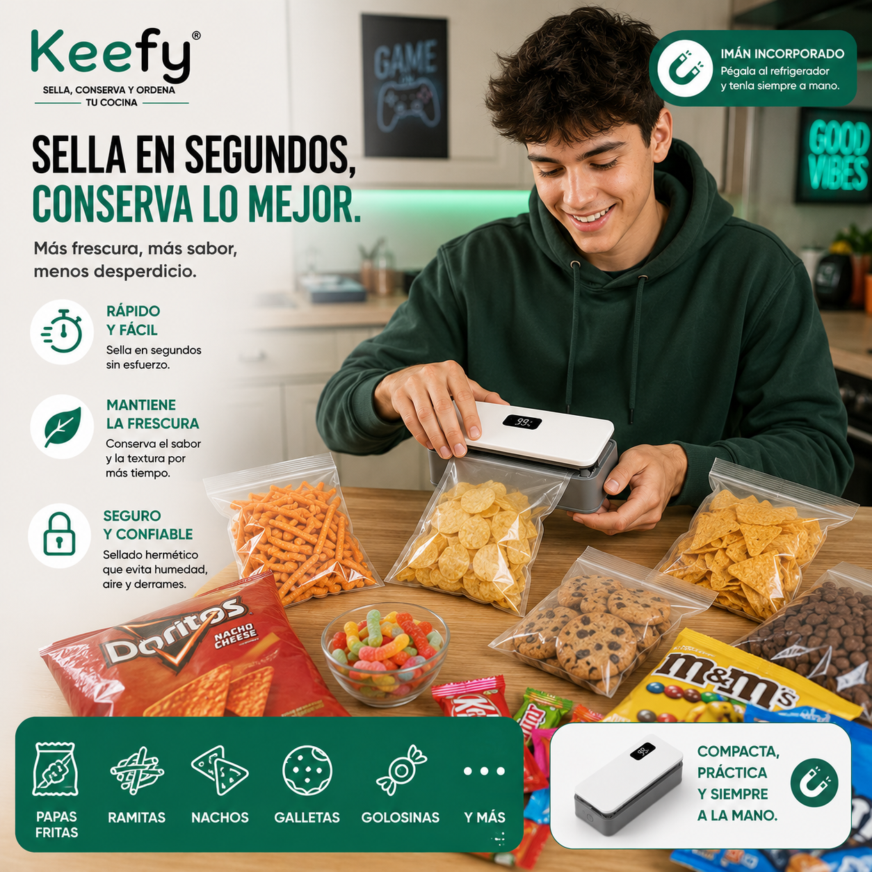 Sellador de bolsas - Keefy