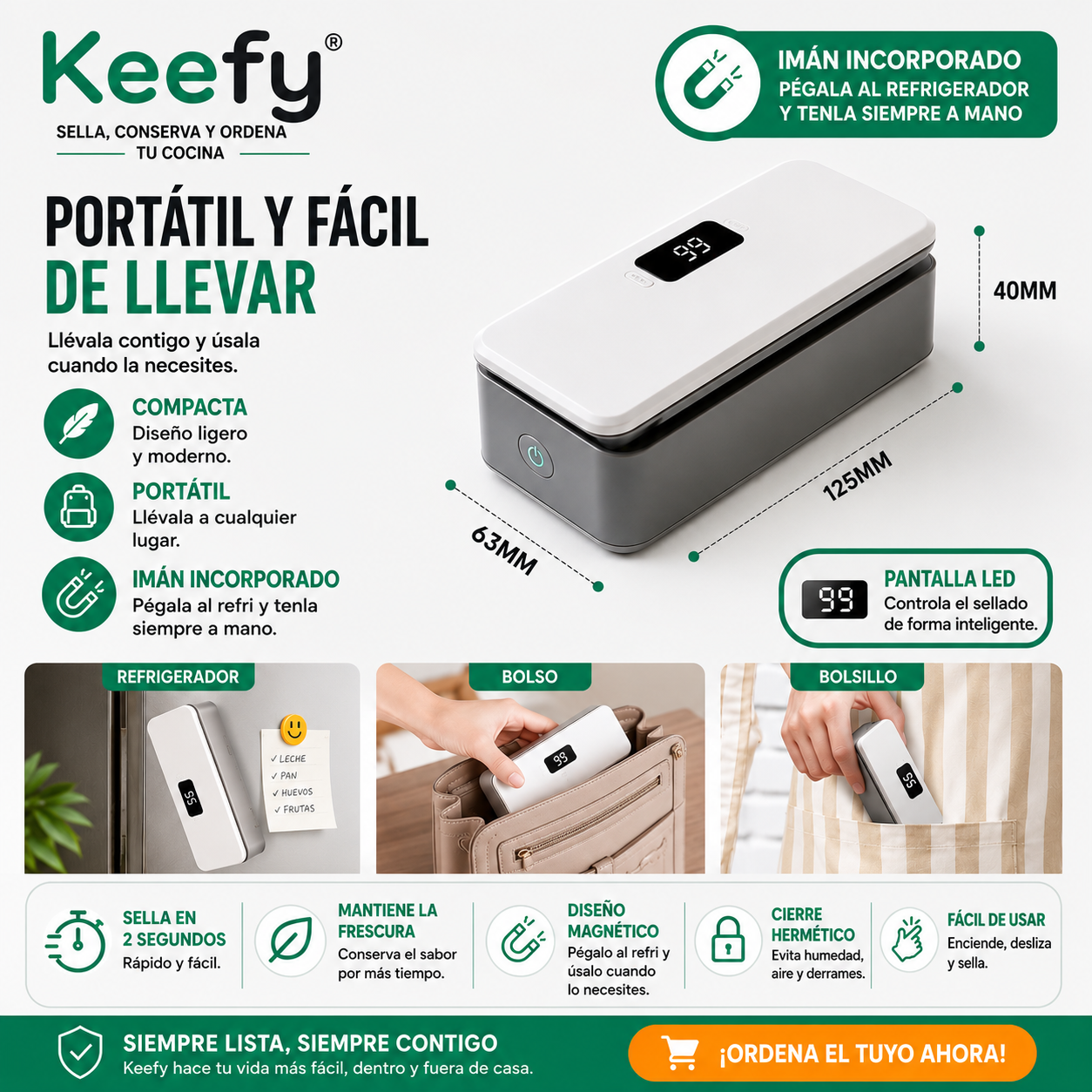 Sellador de bolsas - Keefy
